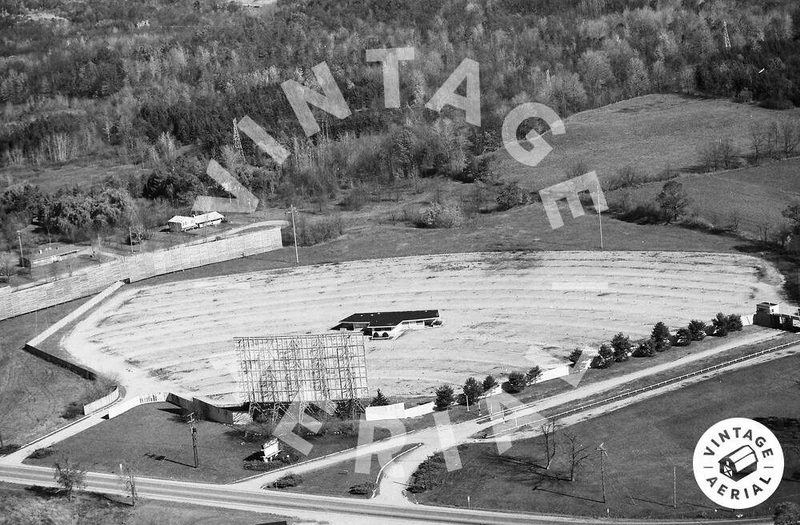 West Point Drive-In Theatre - Vintage Aerial Photo (newer photo)